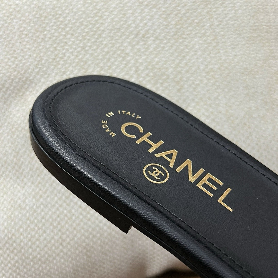 샤넬 25C 퀄팅 슬리퍼