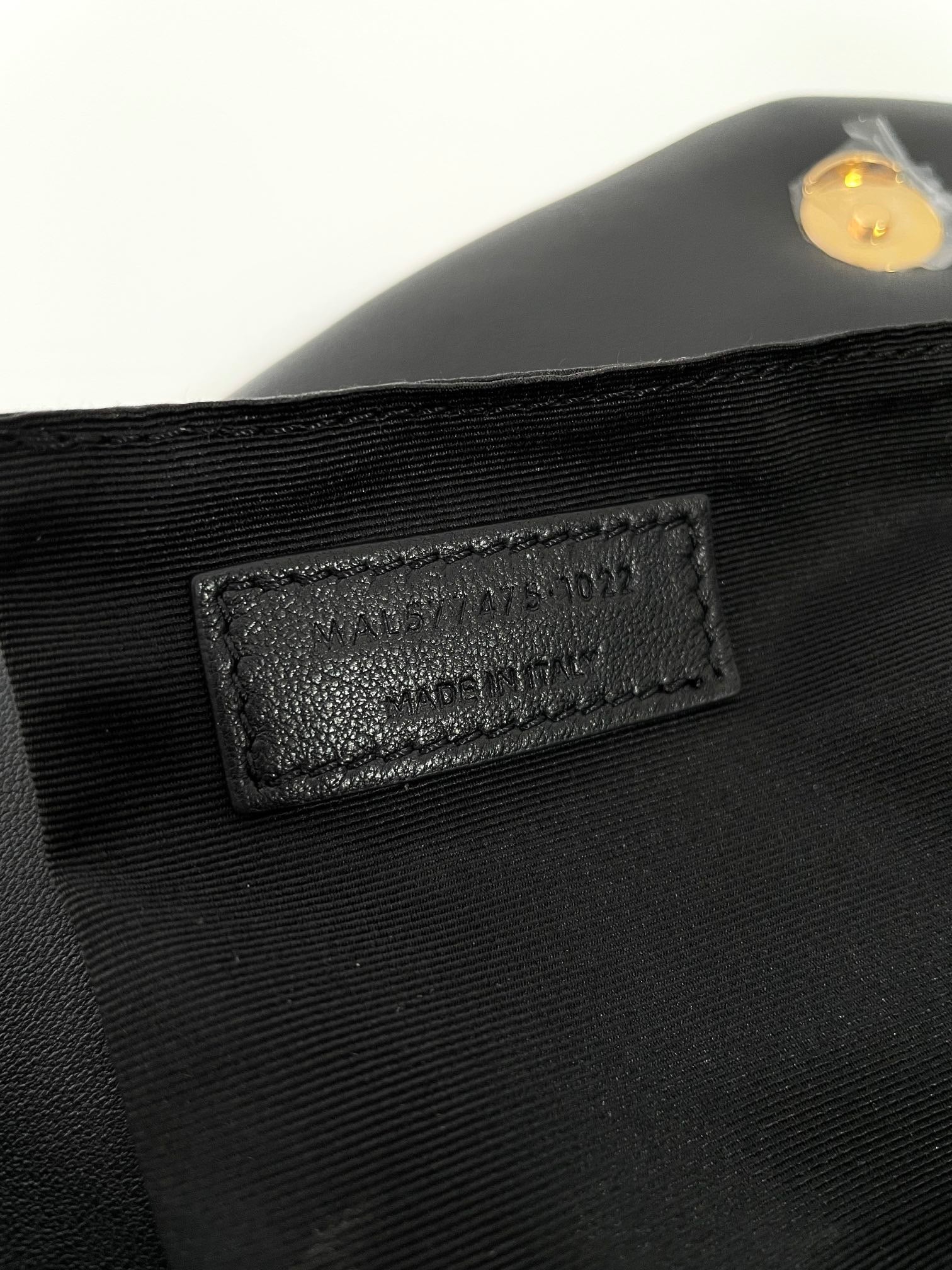 생로랑 루루 푸퍼백 미디움(금장)