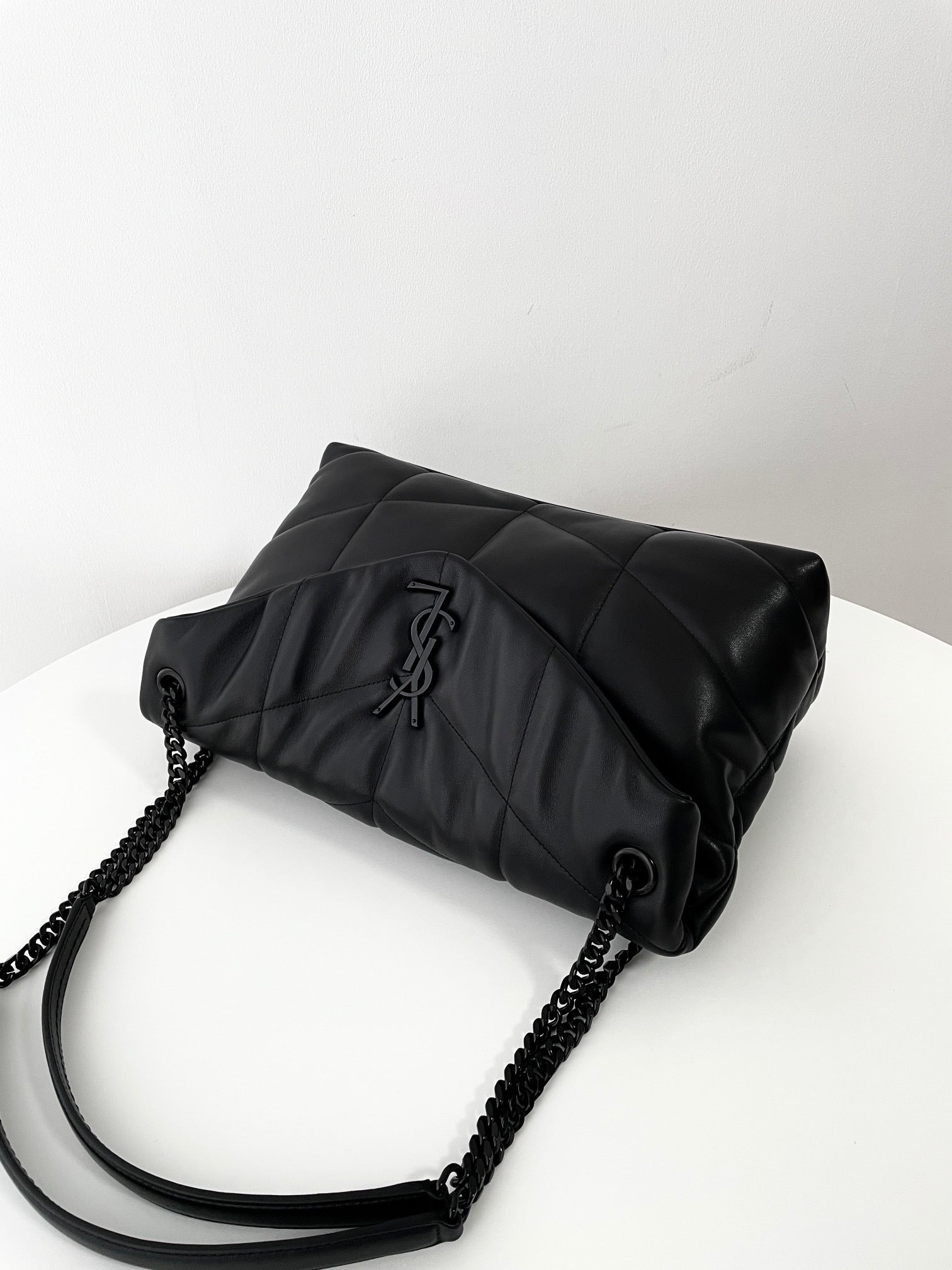 생로랑 루루 푸퍼백 미디움(흑장)