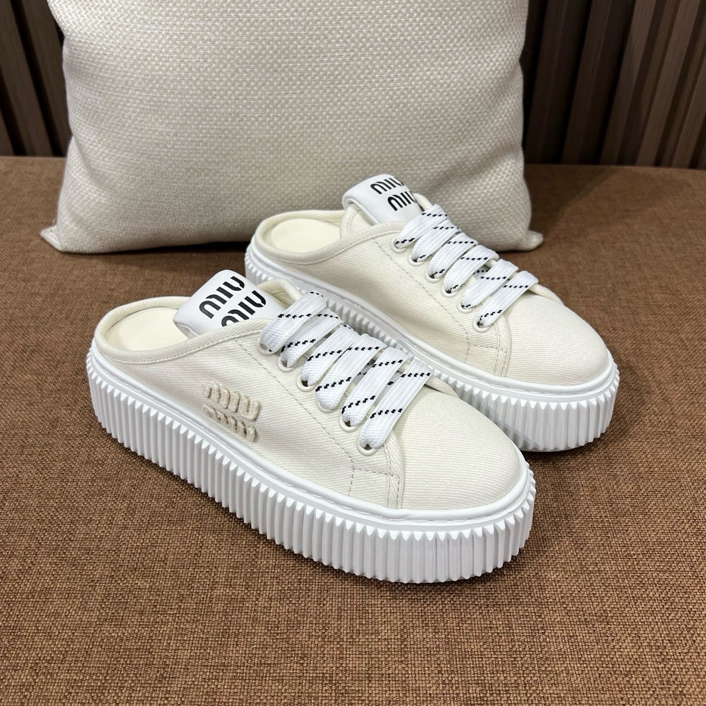 미우미우 데님 뮬