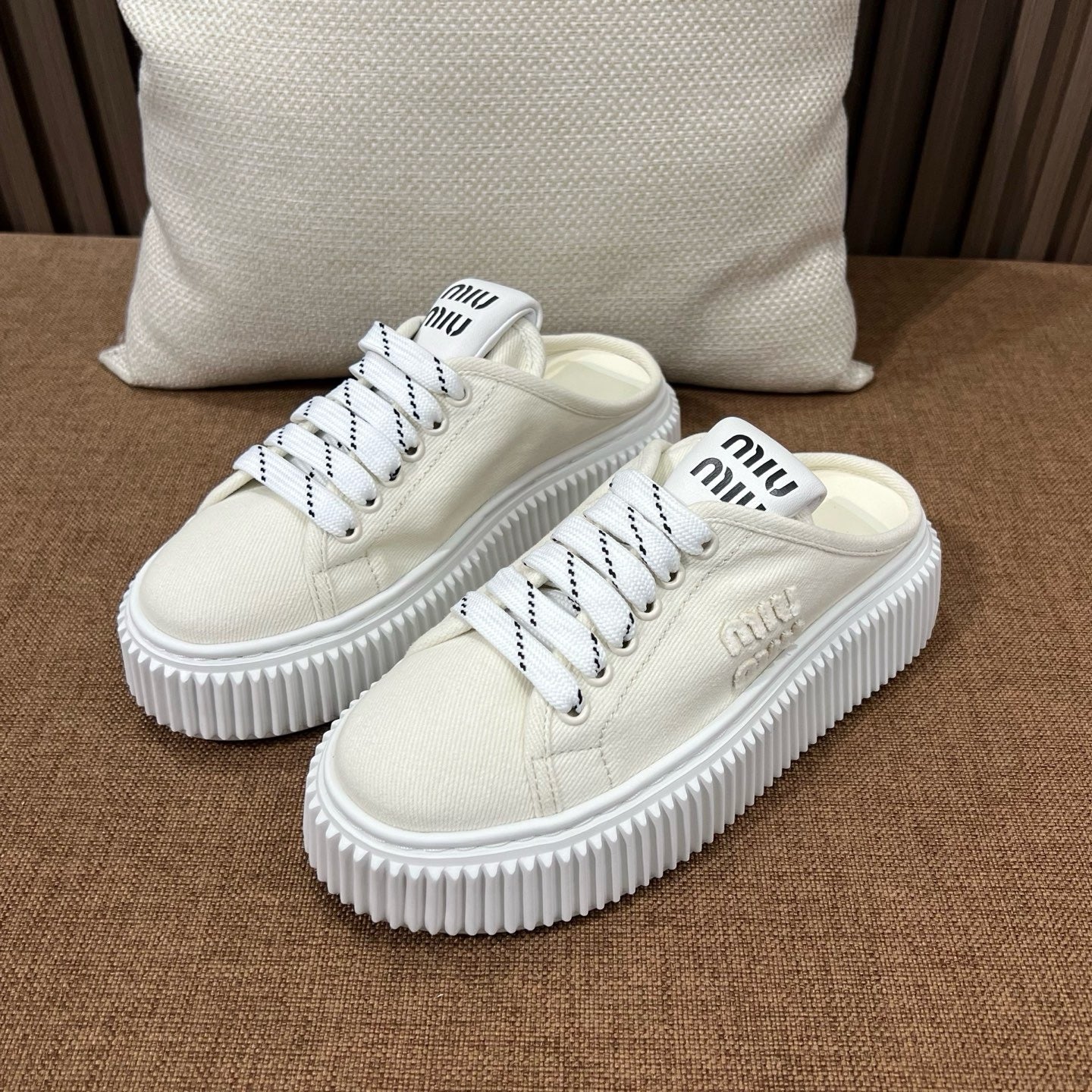 미우미우 데님 뮬