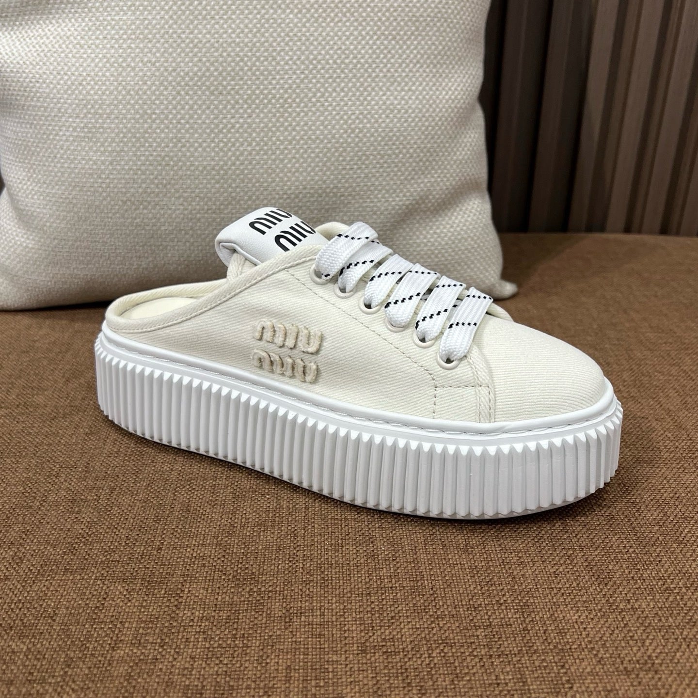 미우미우 데님 뮬