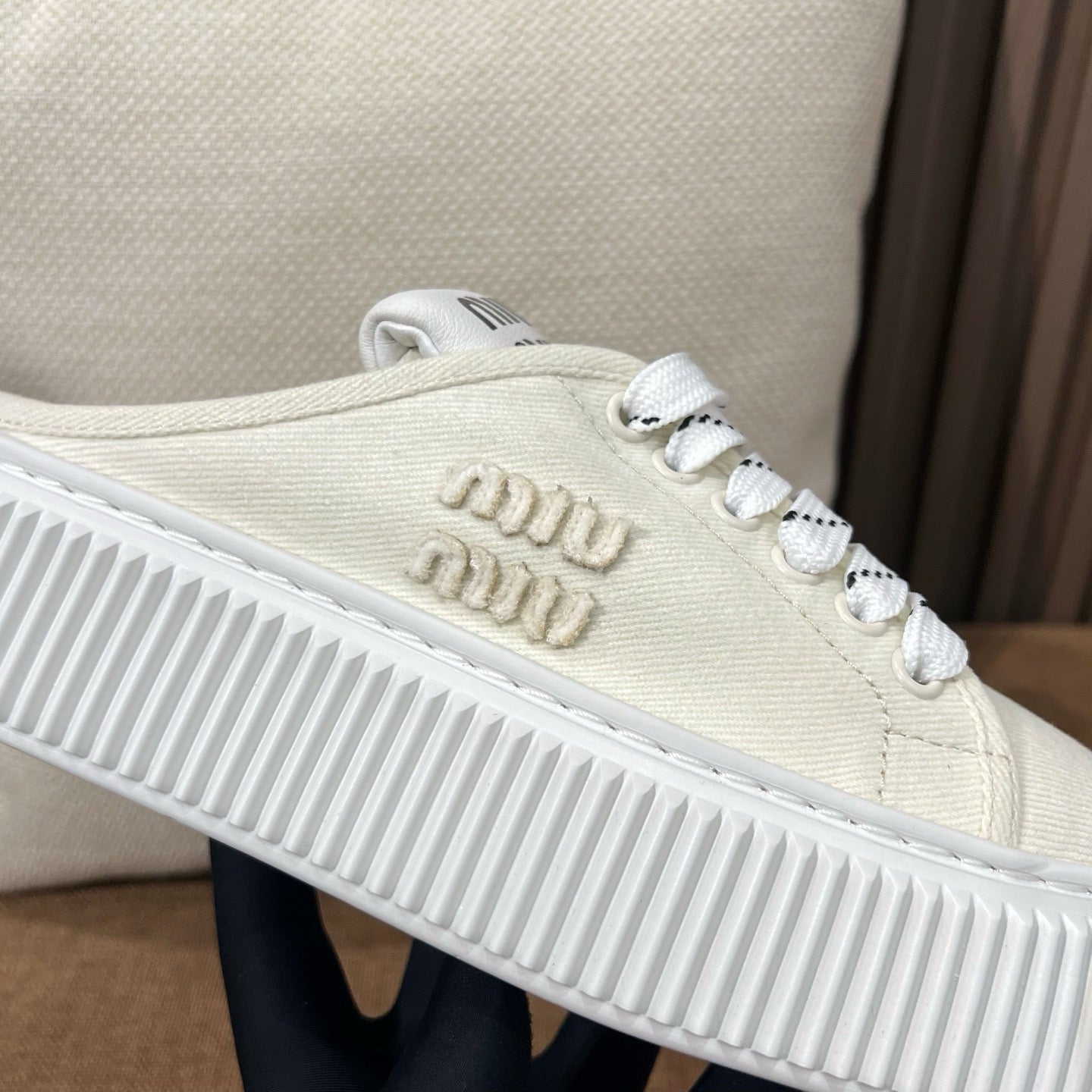 미우미우 데님 뮬