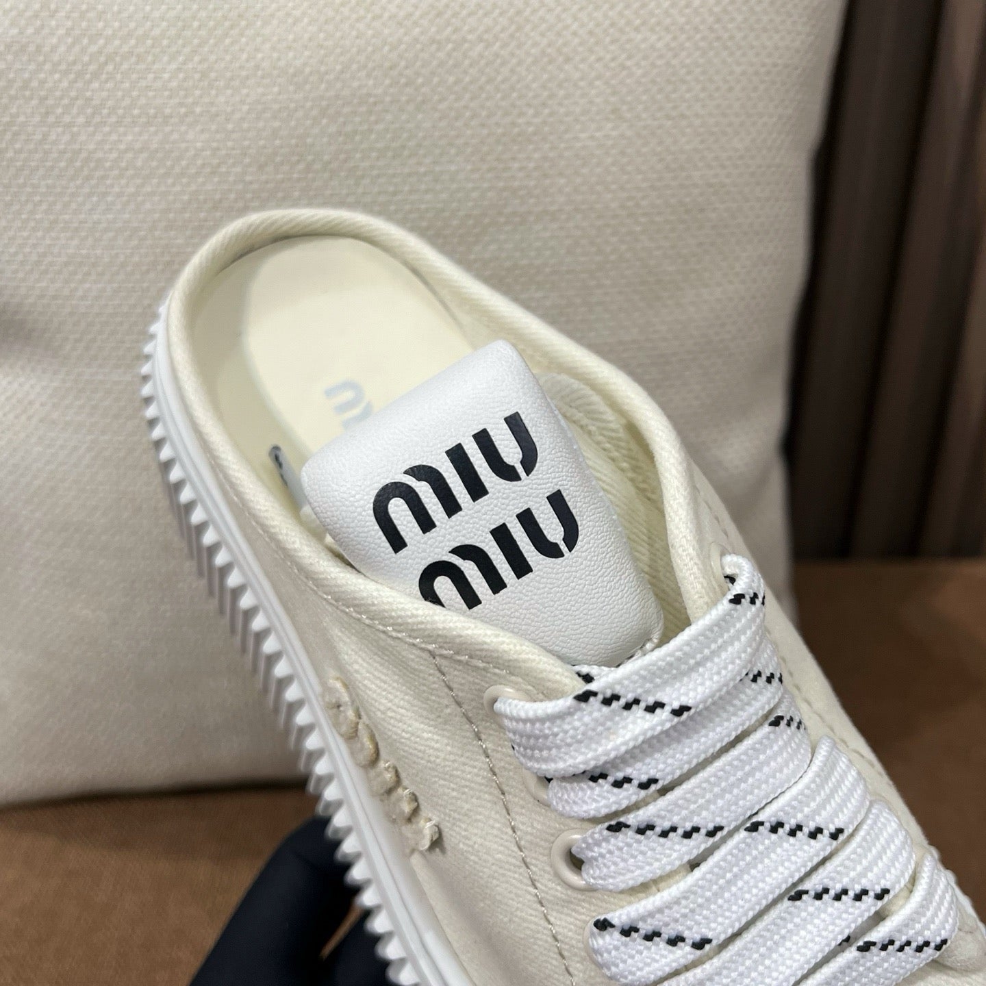 미우미우 데님 뮬