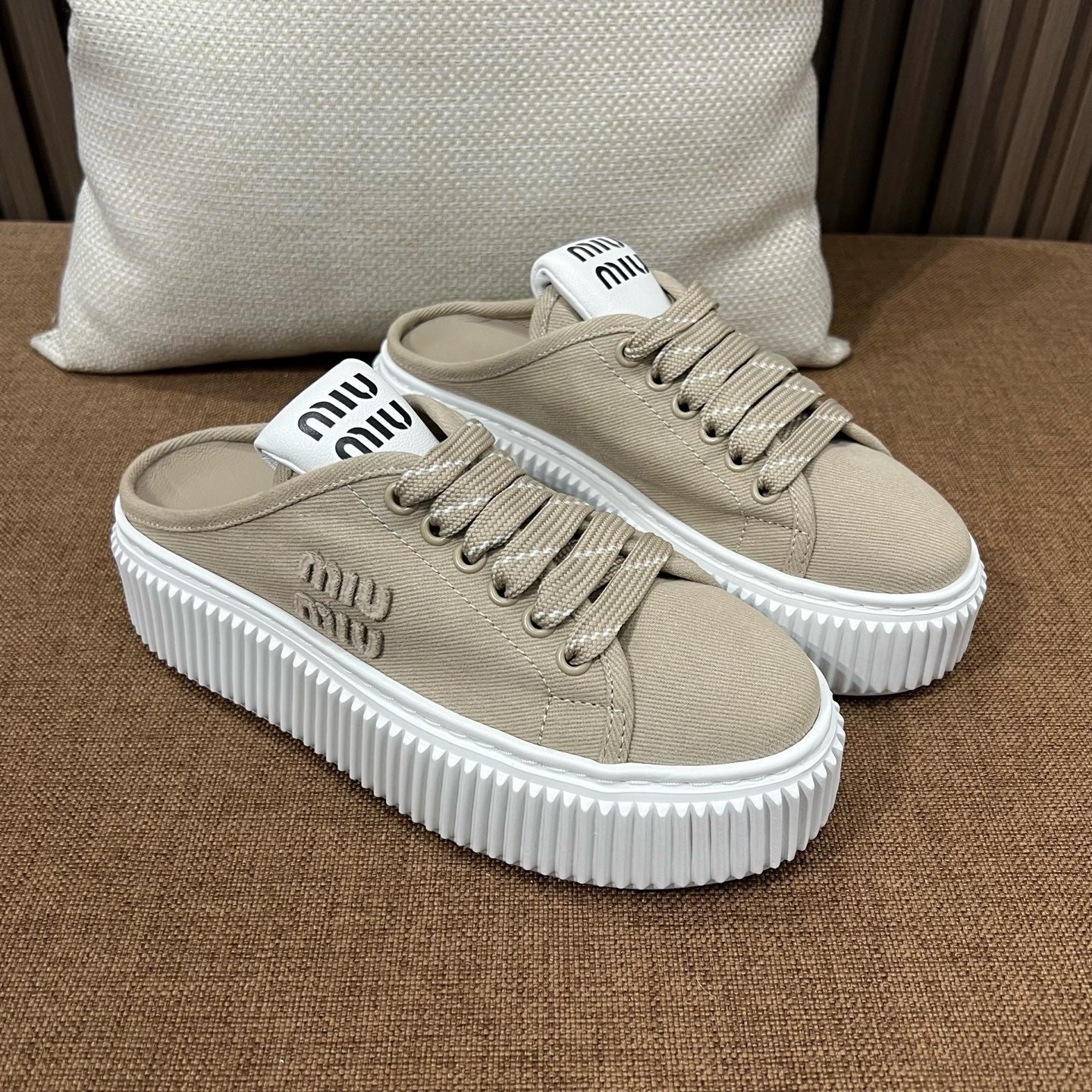 미우미우 데님 뮬