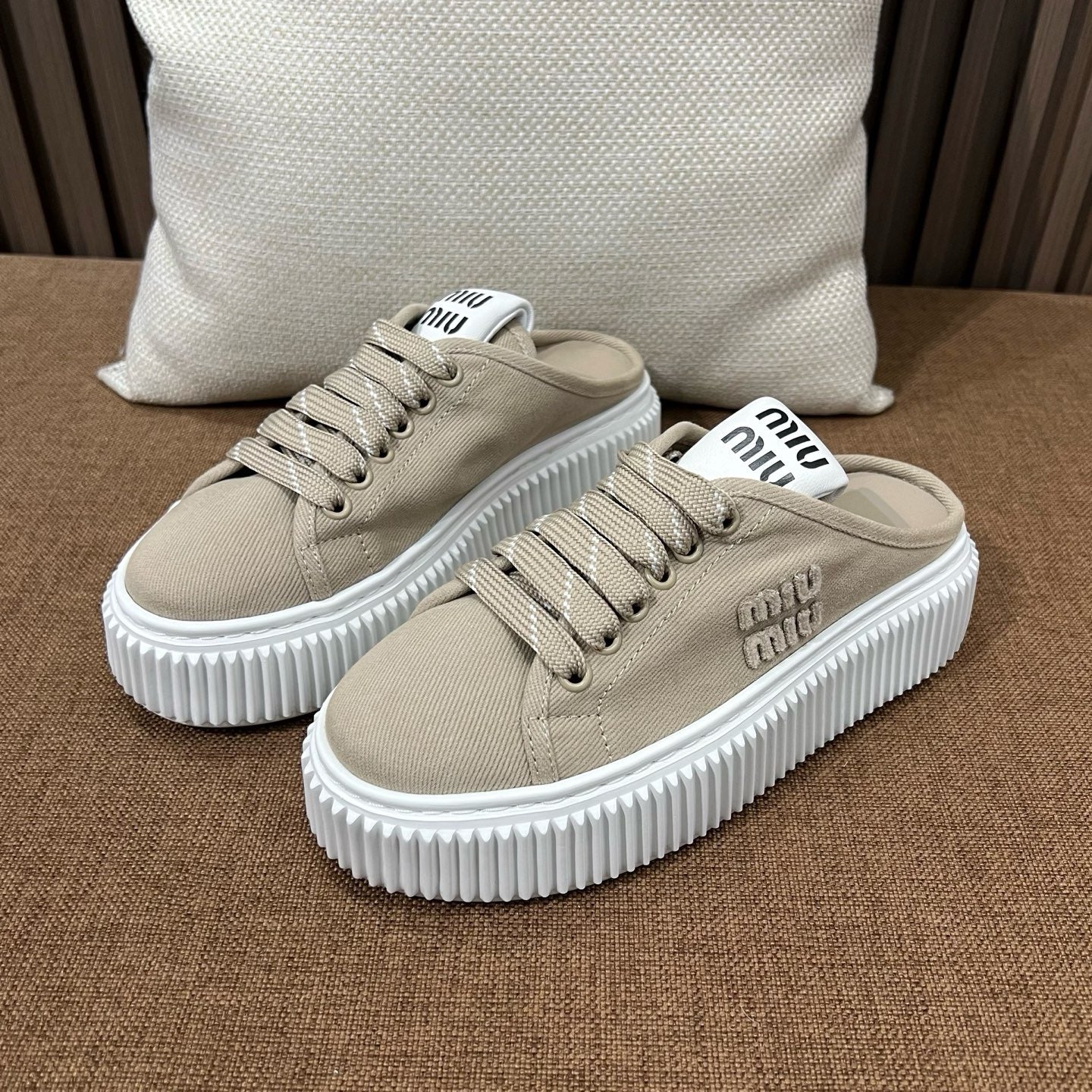 미우미우 데님 뮬