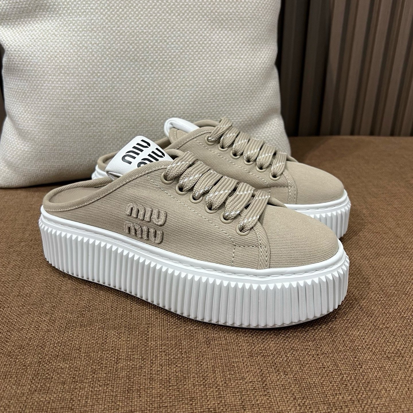 미우미우 데님 뮬