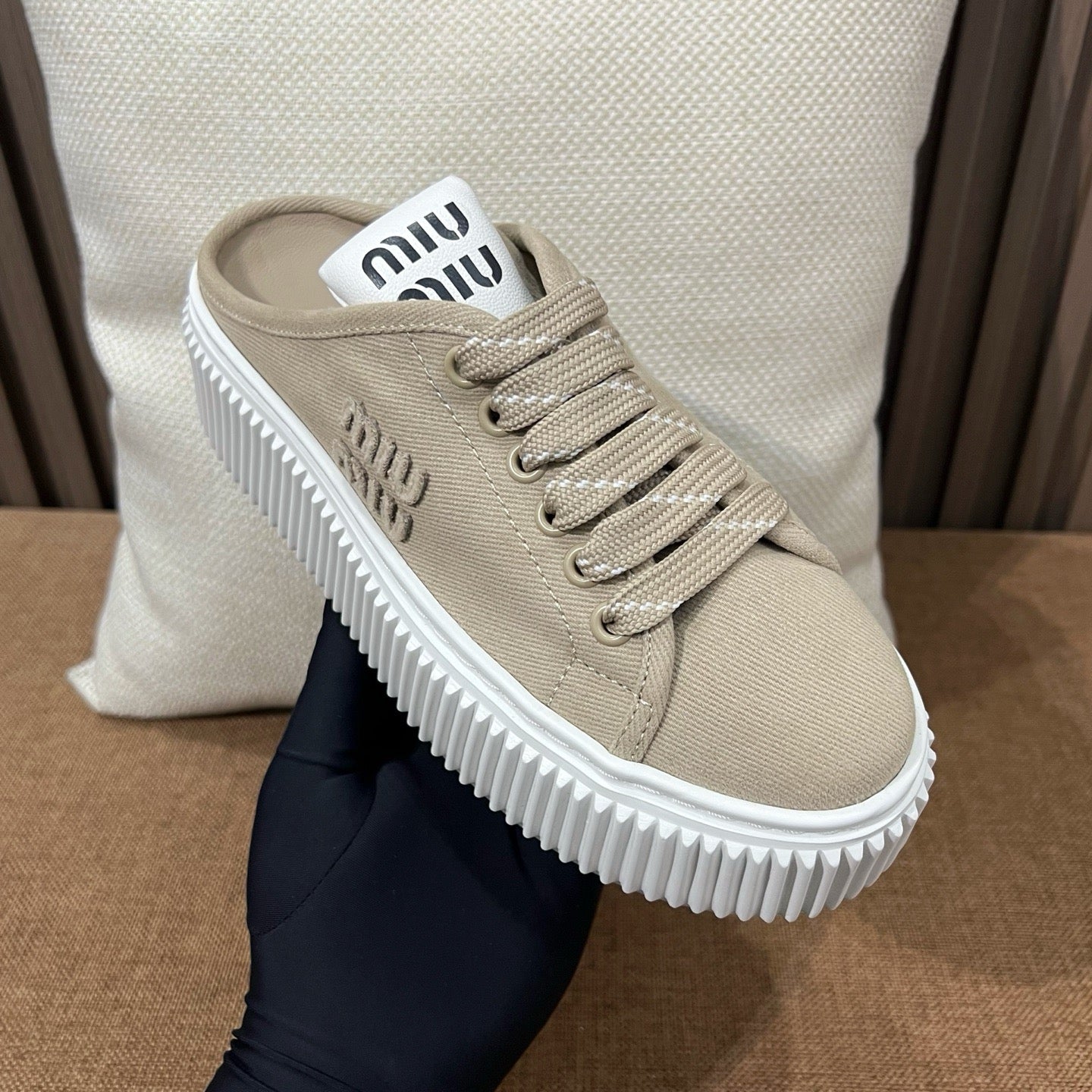 미우미우 데님 뮬