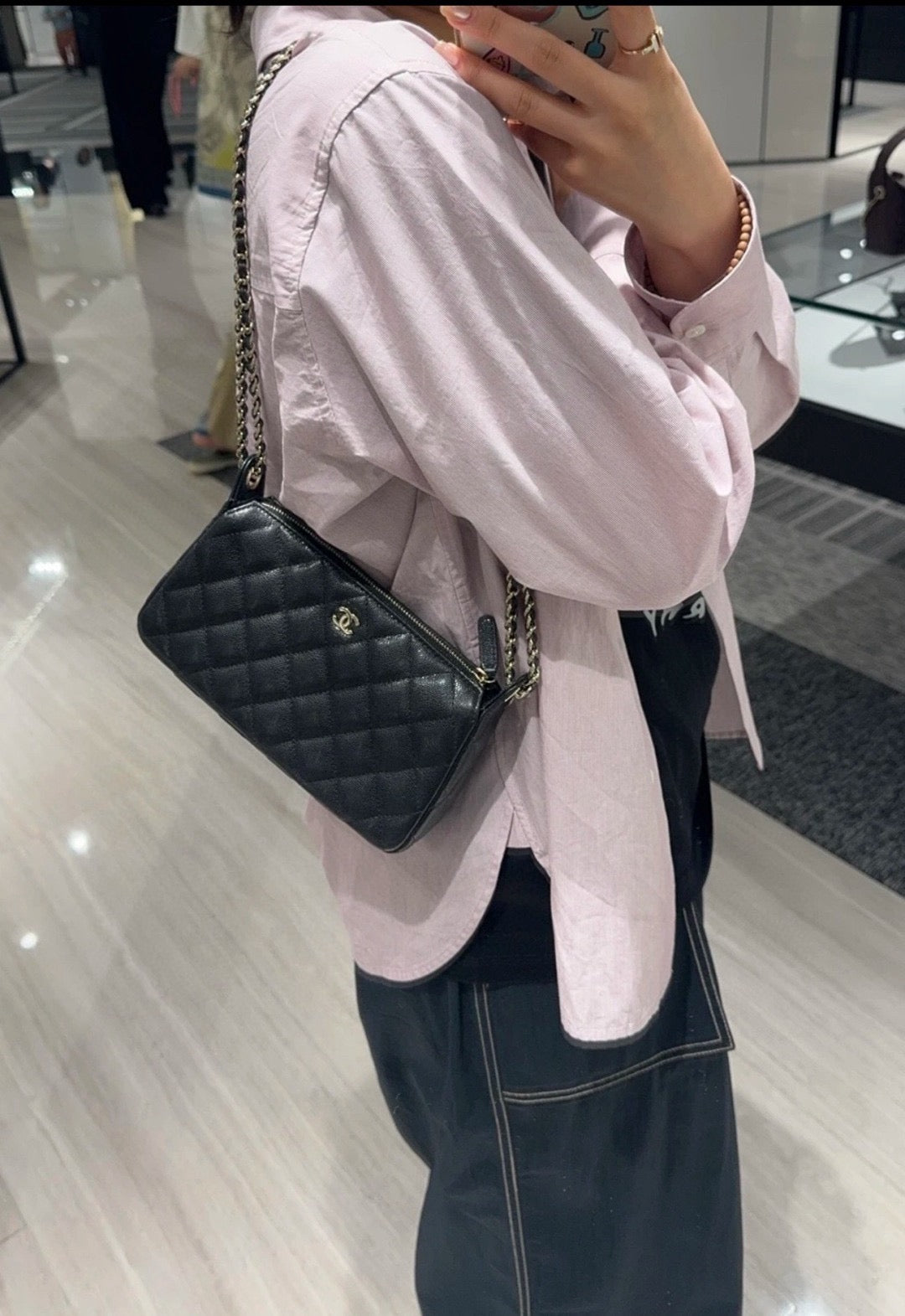 샤넬 25A 체인 WOC