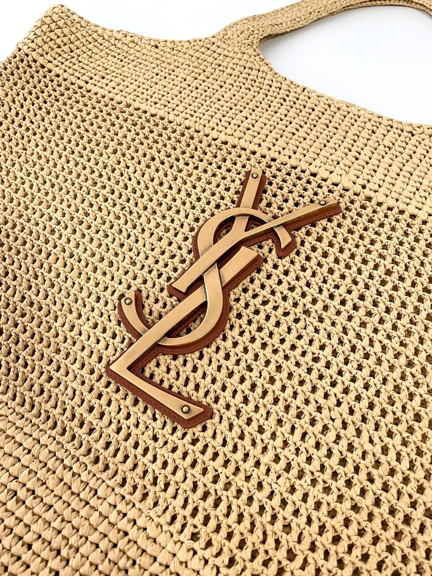 생로랑 이카레 라피아 백