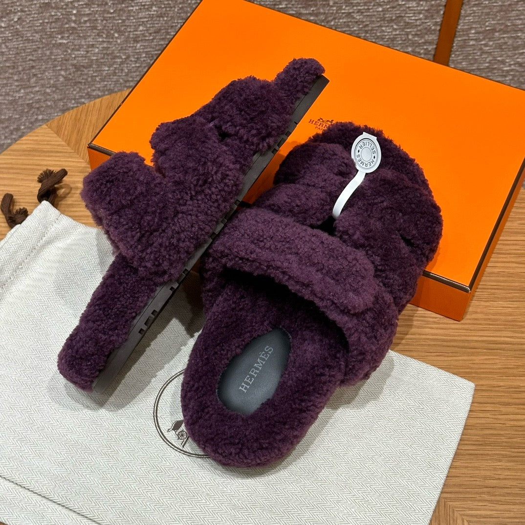 에르메스 CHYPRE 시프레 샌들 시어링