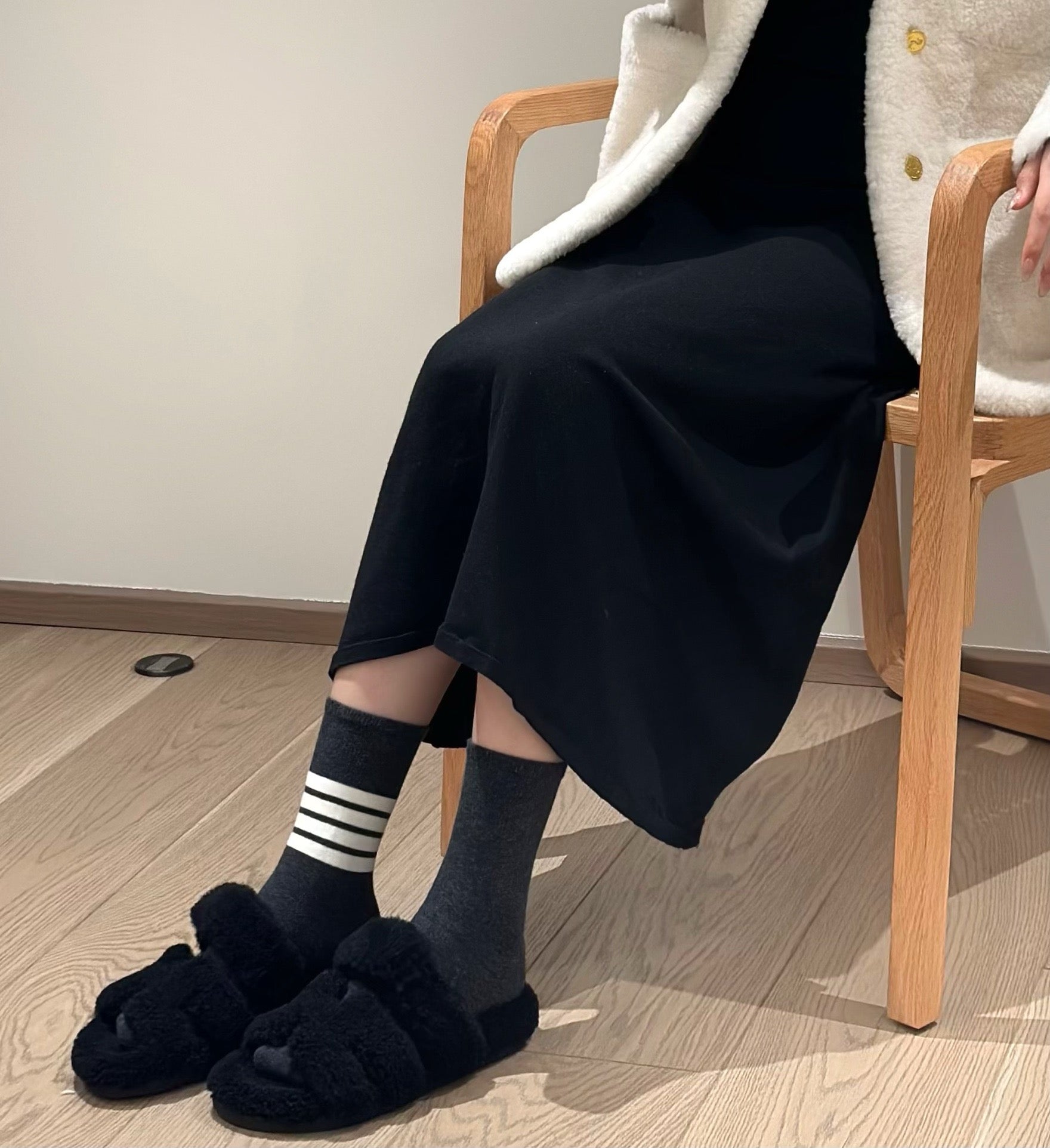 에르메스 CHYPRE 시프레 샌들 시어링