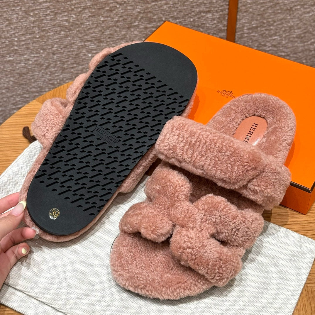 에르메스 CHYPRE 시프레 샌들 시어링