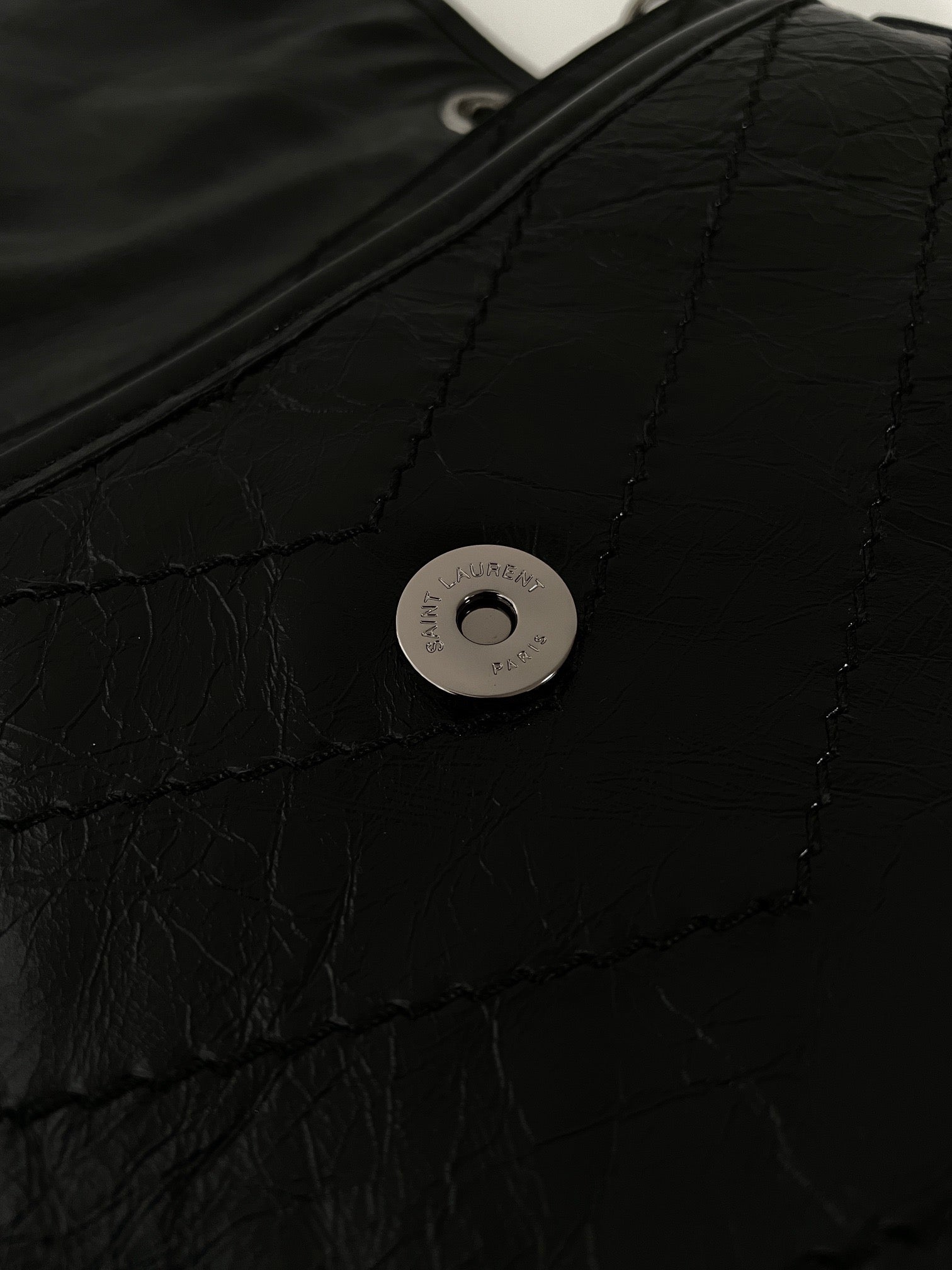 생로랑 니키백 라지 빈티지 레더