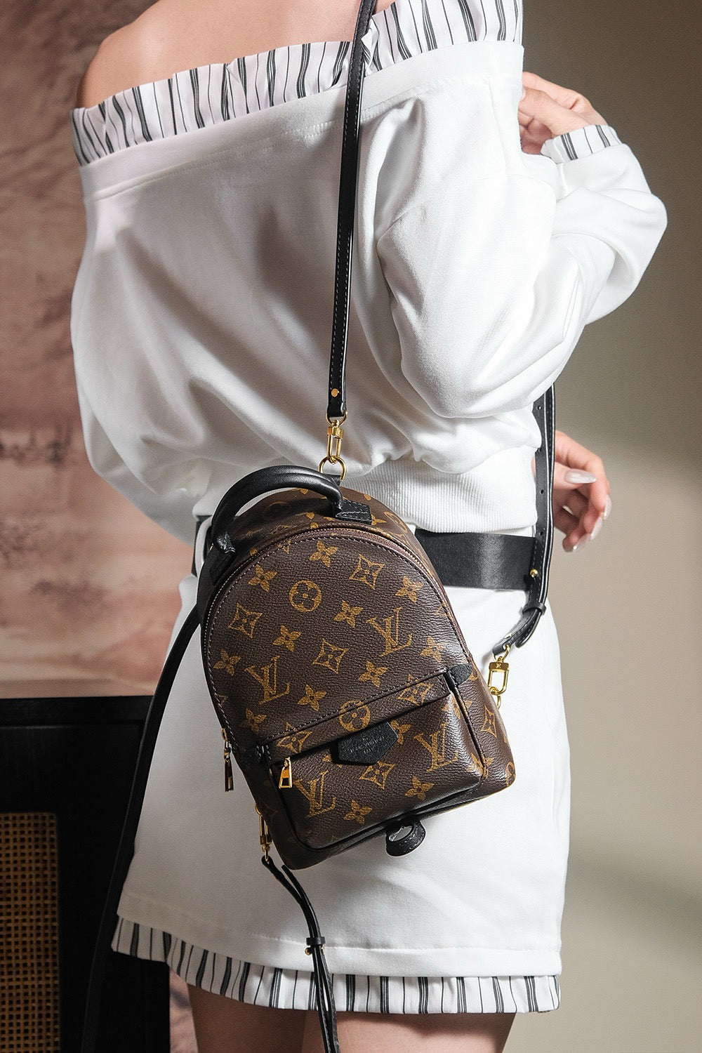 루이비통 팜 스프링스 모노그램 백팩 미니