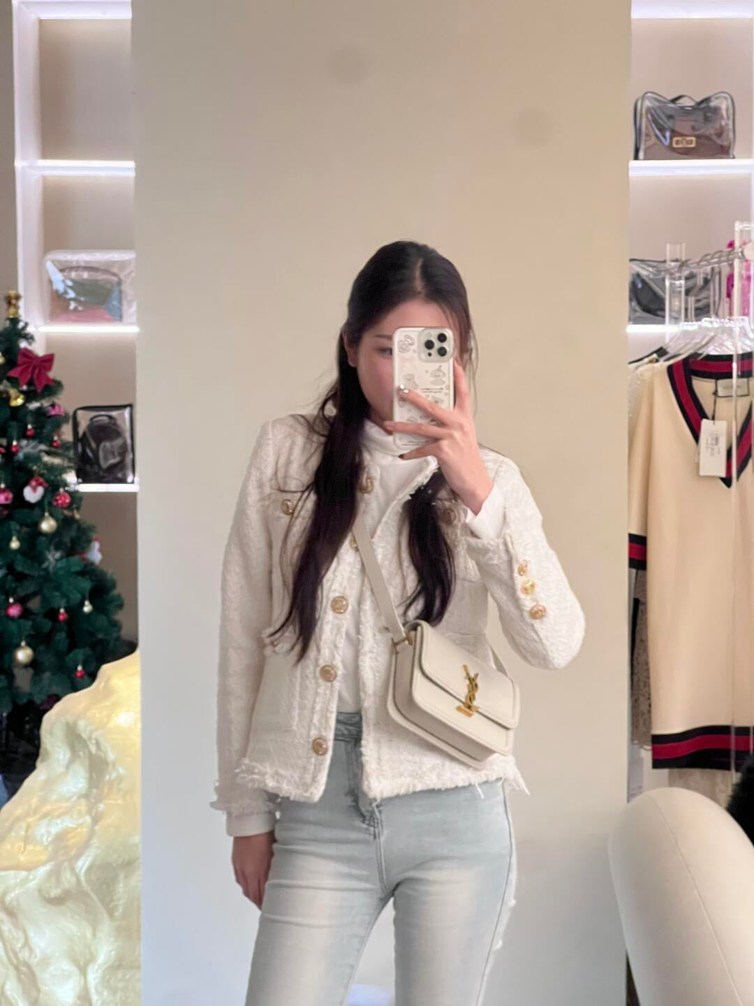 생로랑 솔페리노 사첼백 복스 스몰