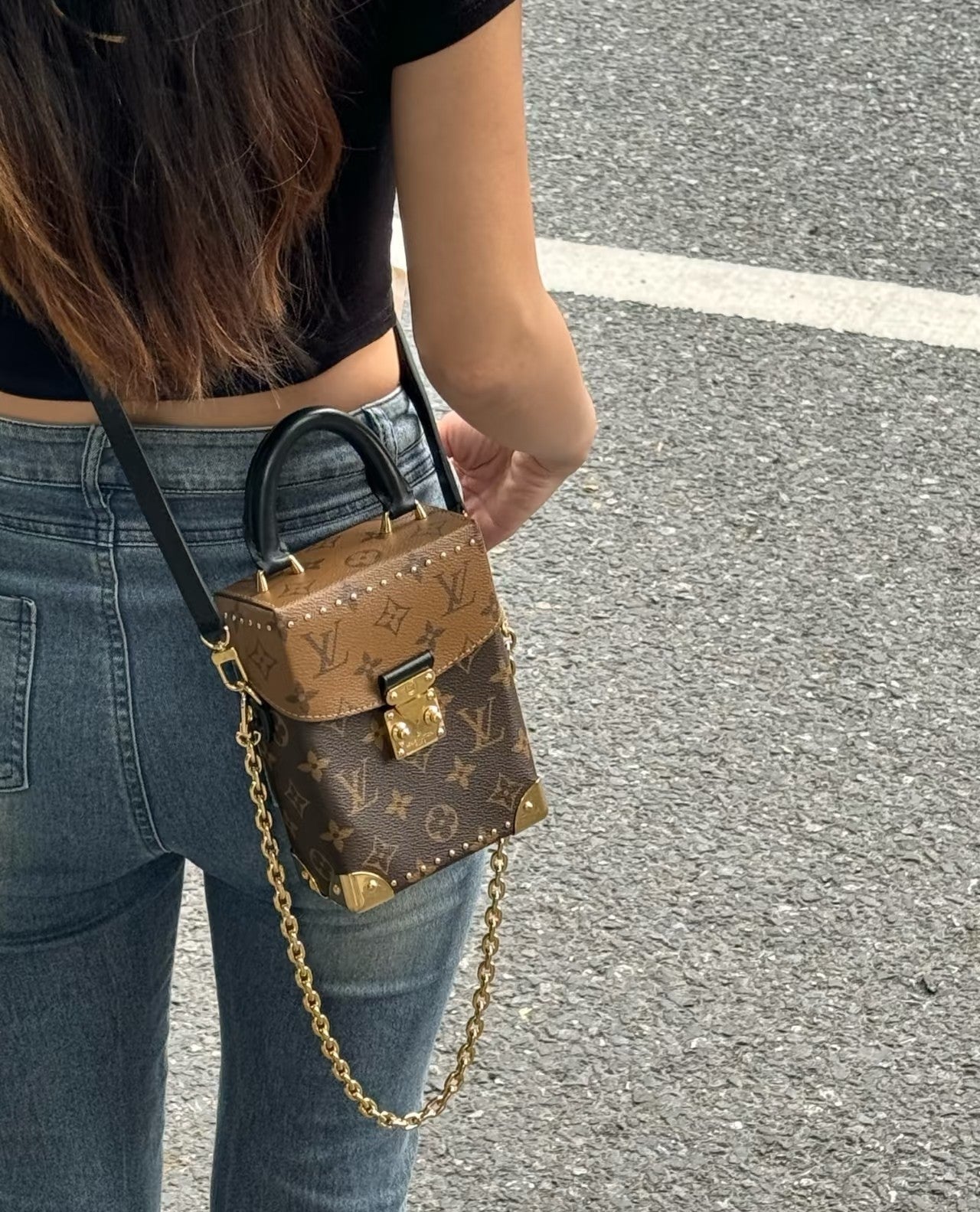 루이비통 카메라 박스 크로스백