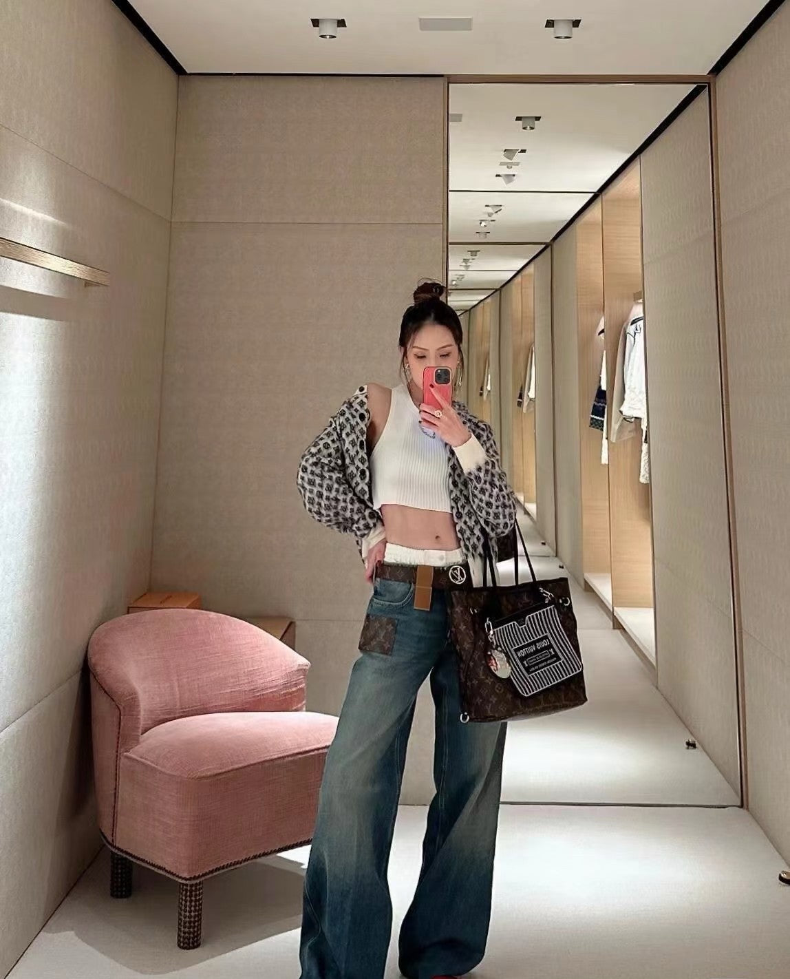 루이비통 네버풀 인사이드 아웃 MM