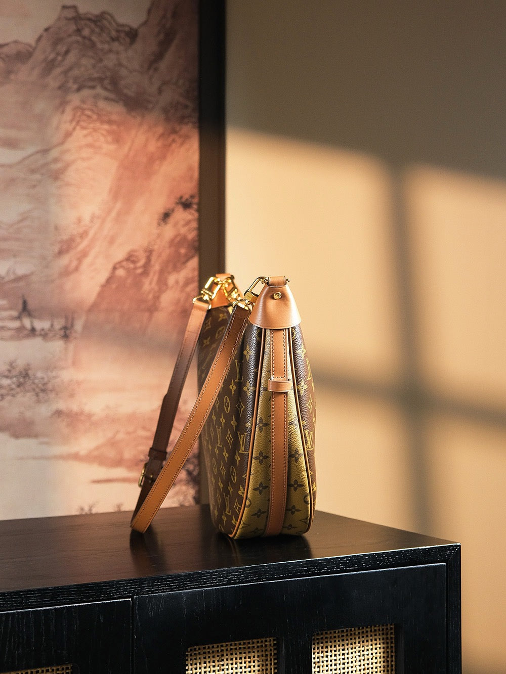 루이비통 모노그램 루프 호보백