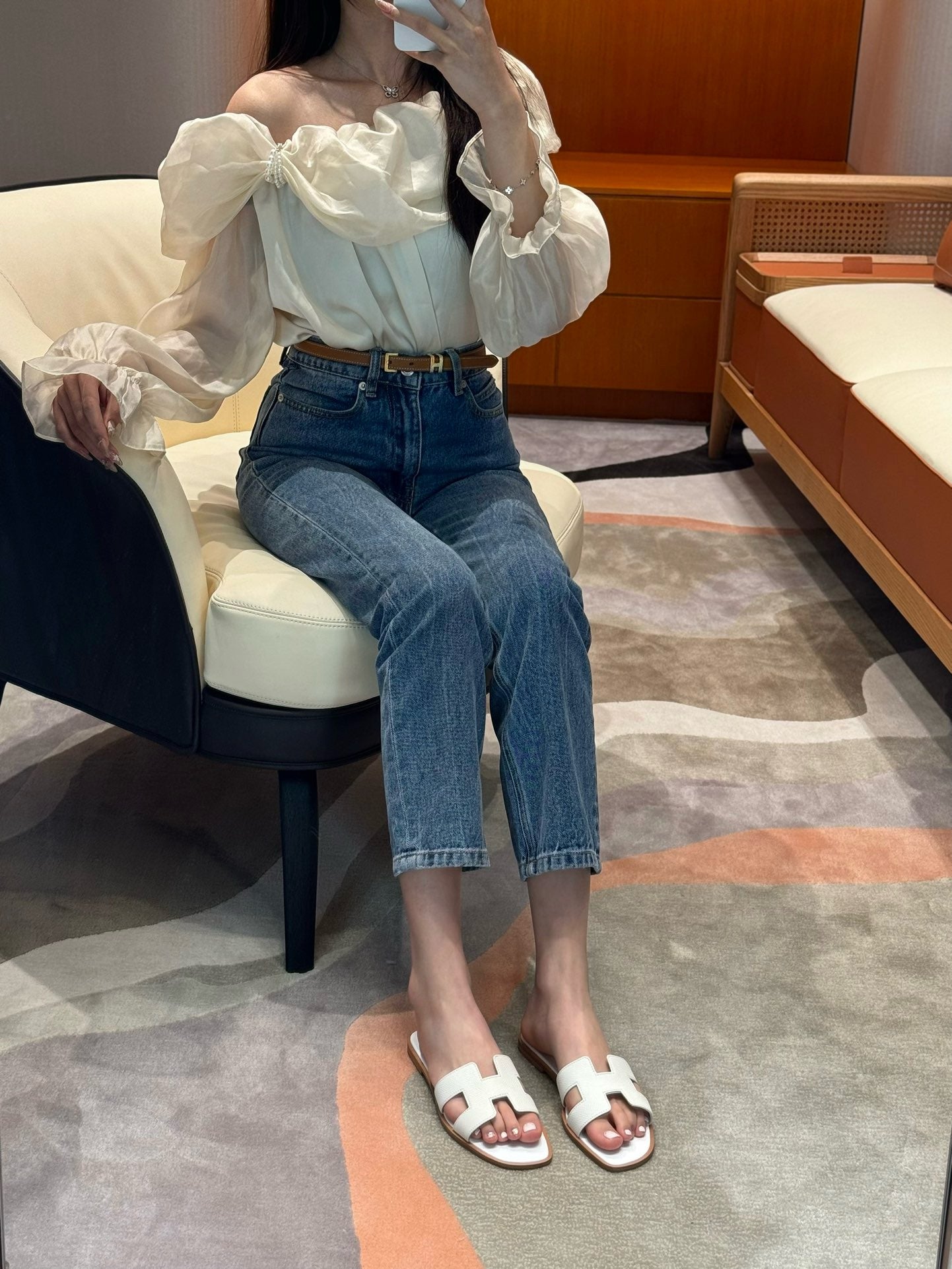 에르메스 Oran 오란 슬리퍼 앱송