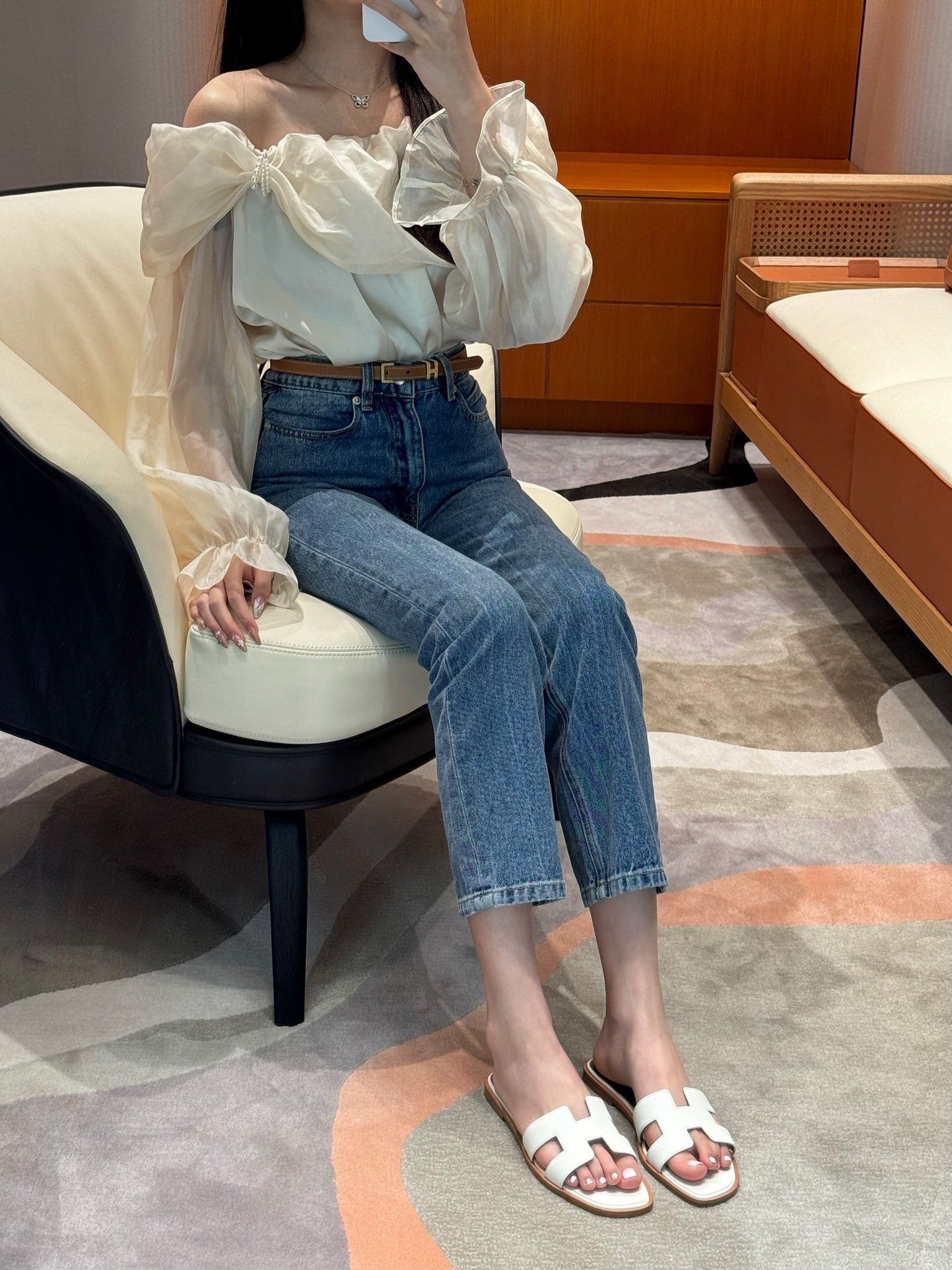 에르메스 Oran 오란 슬리퍼 앱송
