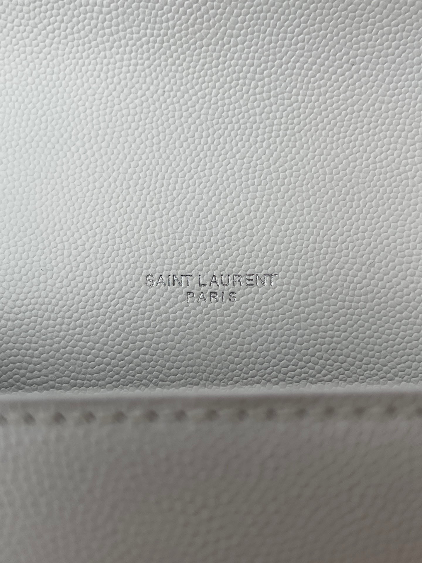 생로랑 케이트 테슬 체인백 스몰 (화이트)