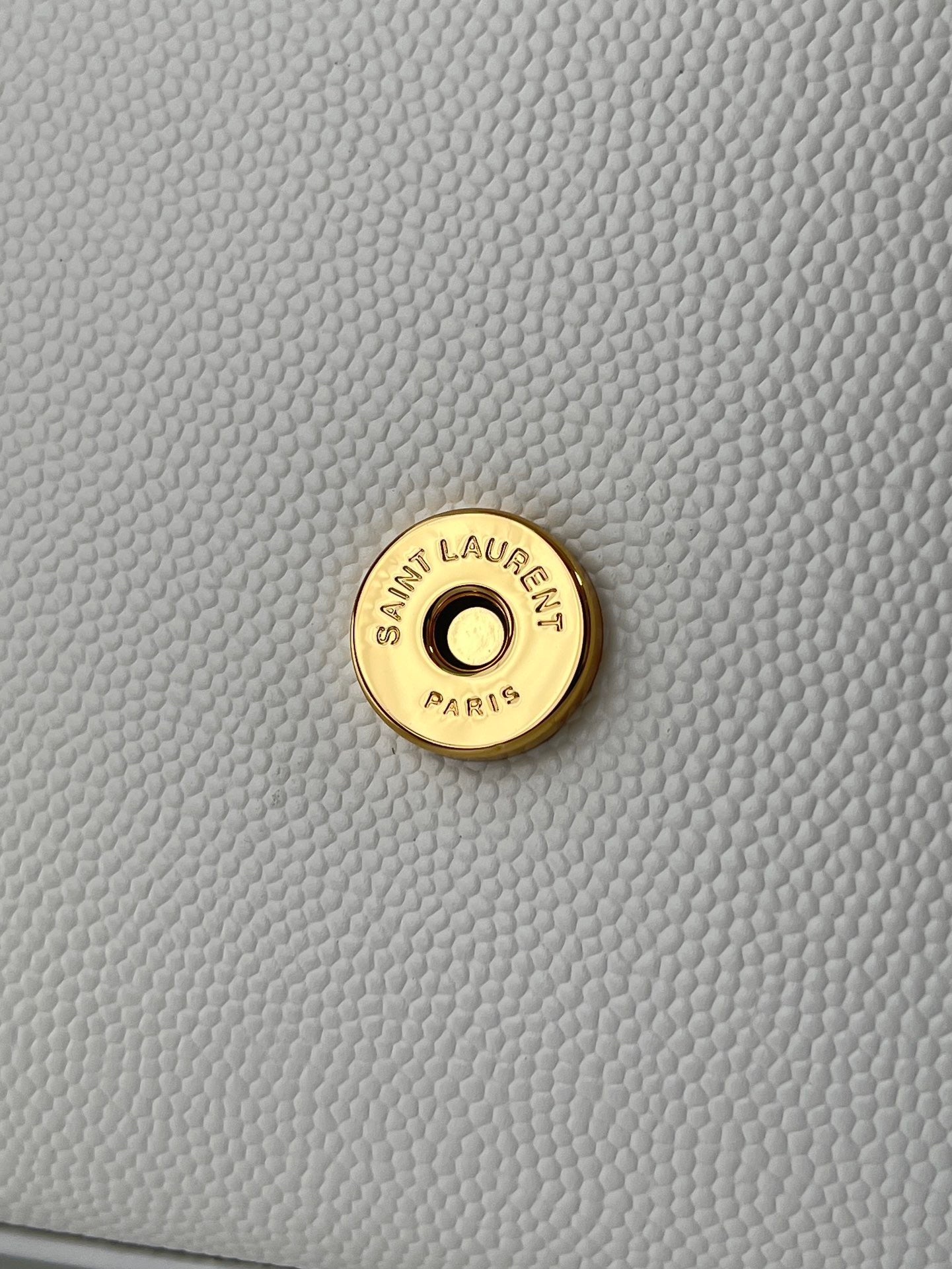 생로랑 케이트 테슬 체인백 스몰 (화이트)