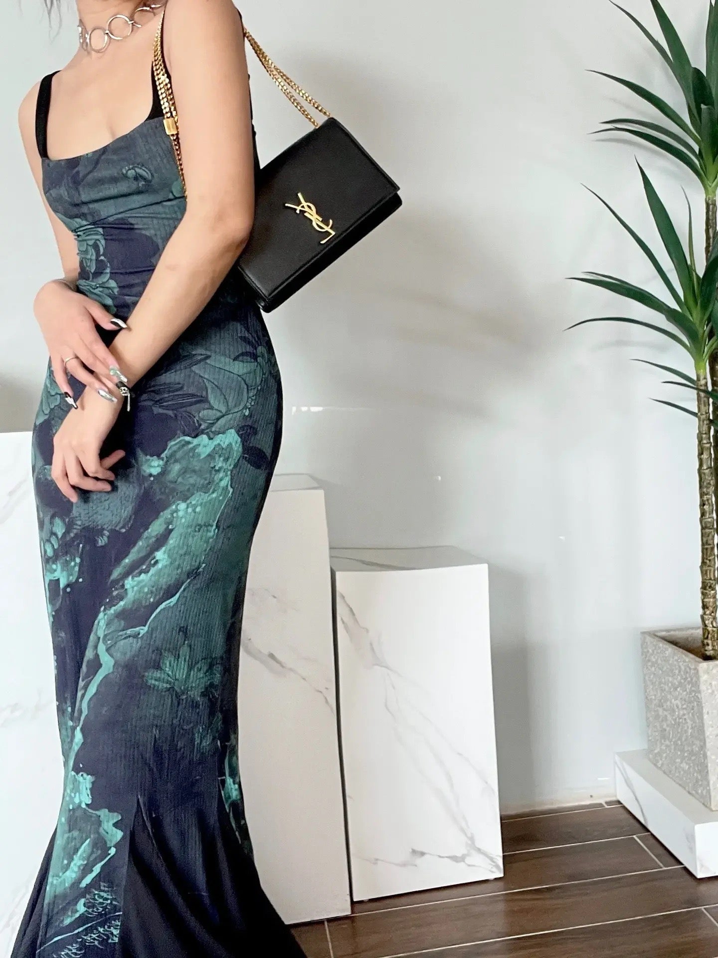 생로랑 케이트 테슬 체인백 스몰