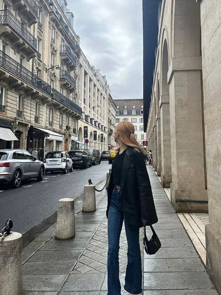 생로랑 LE 5À7 호보 숄더백 스무스 레더 미니