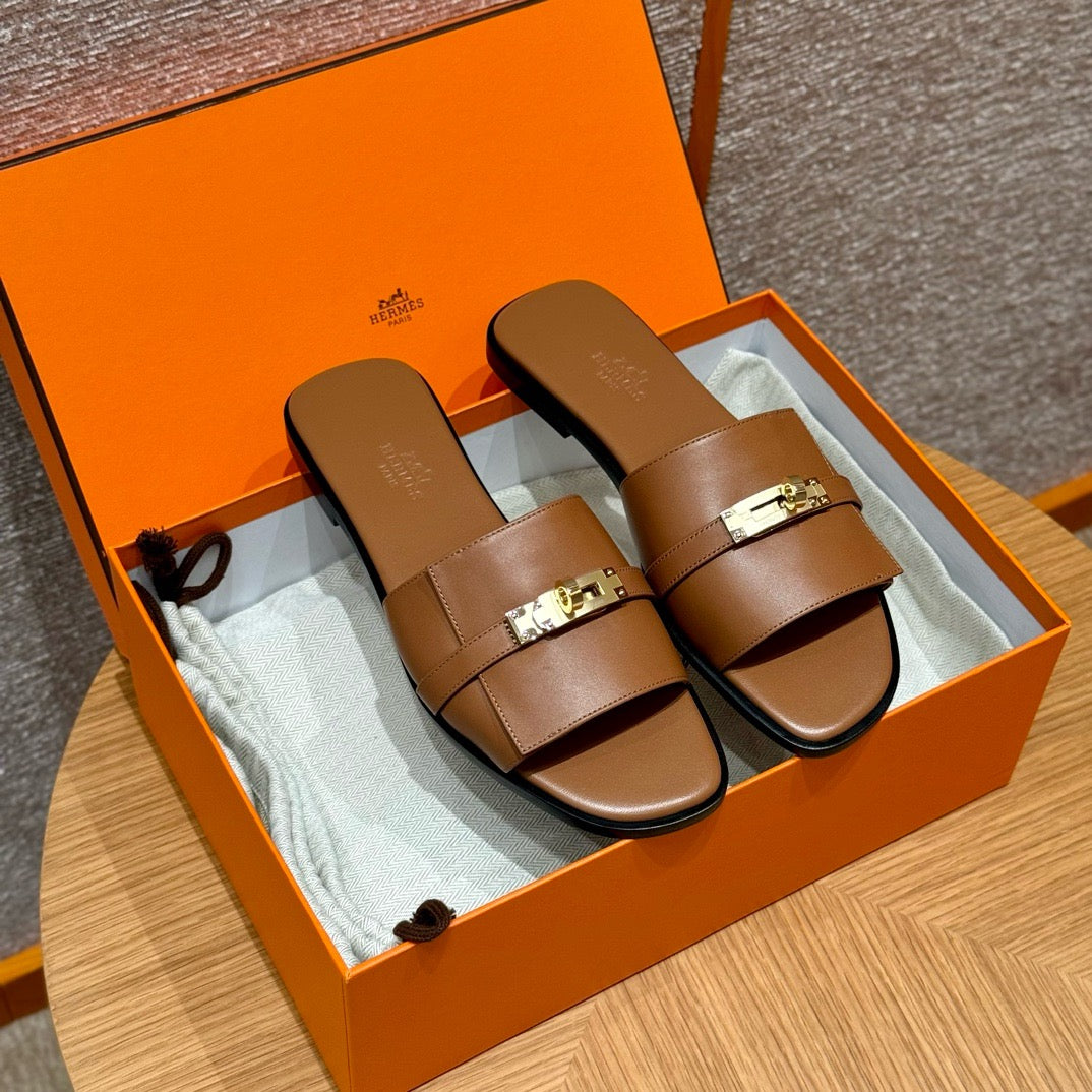 에르메스 Giulia 줄리아 뮬 금장