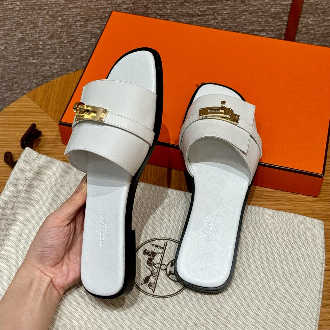 에르메스 Giulia 줄리아 뮬 금장