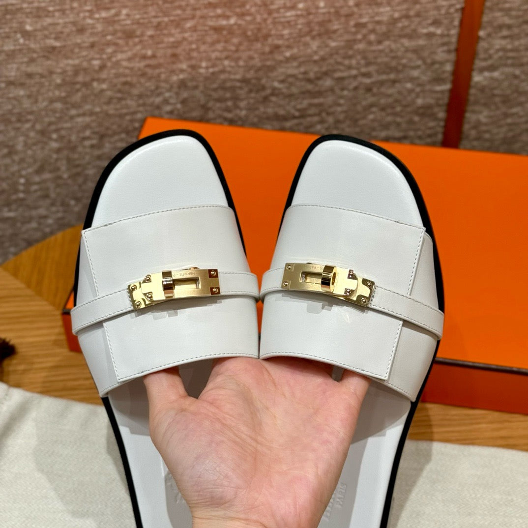 에르메스 Giulia 줄리아 뮬 금장