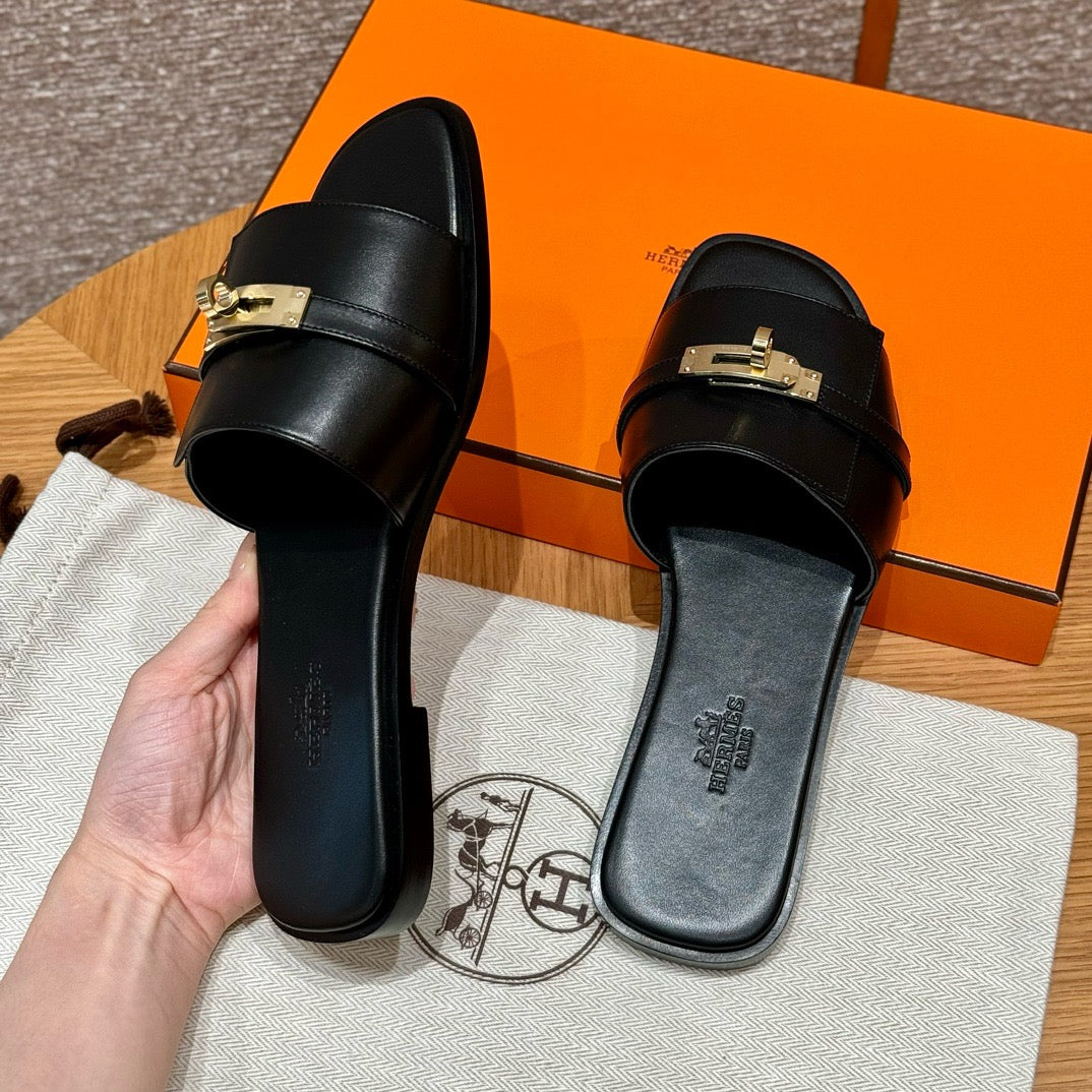 에르메스 Giulia 줄리아 뮬 금장