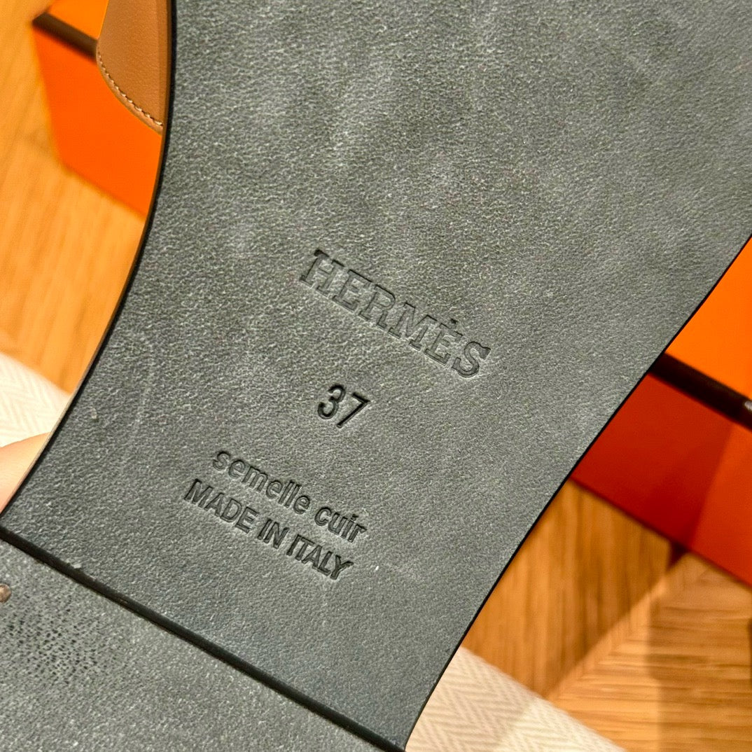 에르메스 Giulia 뮬 은장