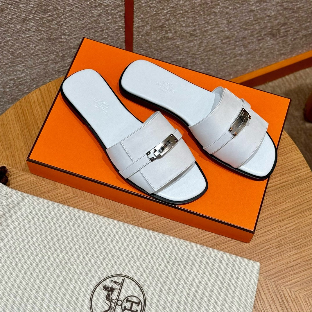 에르메스 Giulia 뮬 은장