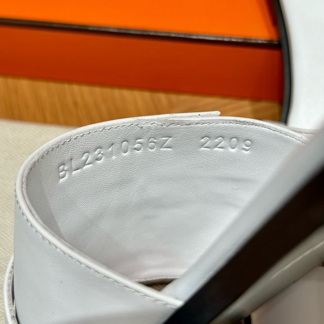 에르메스 Giulia 뮬 은장