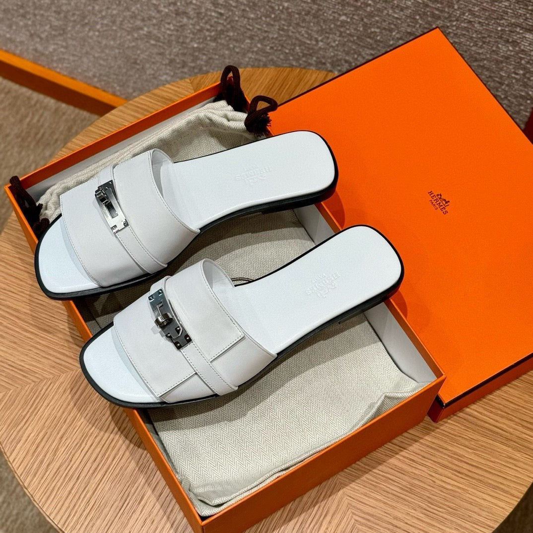 에르메스 Giulia 뮬 은장