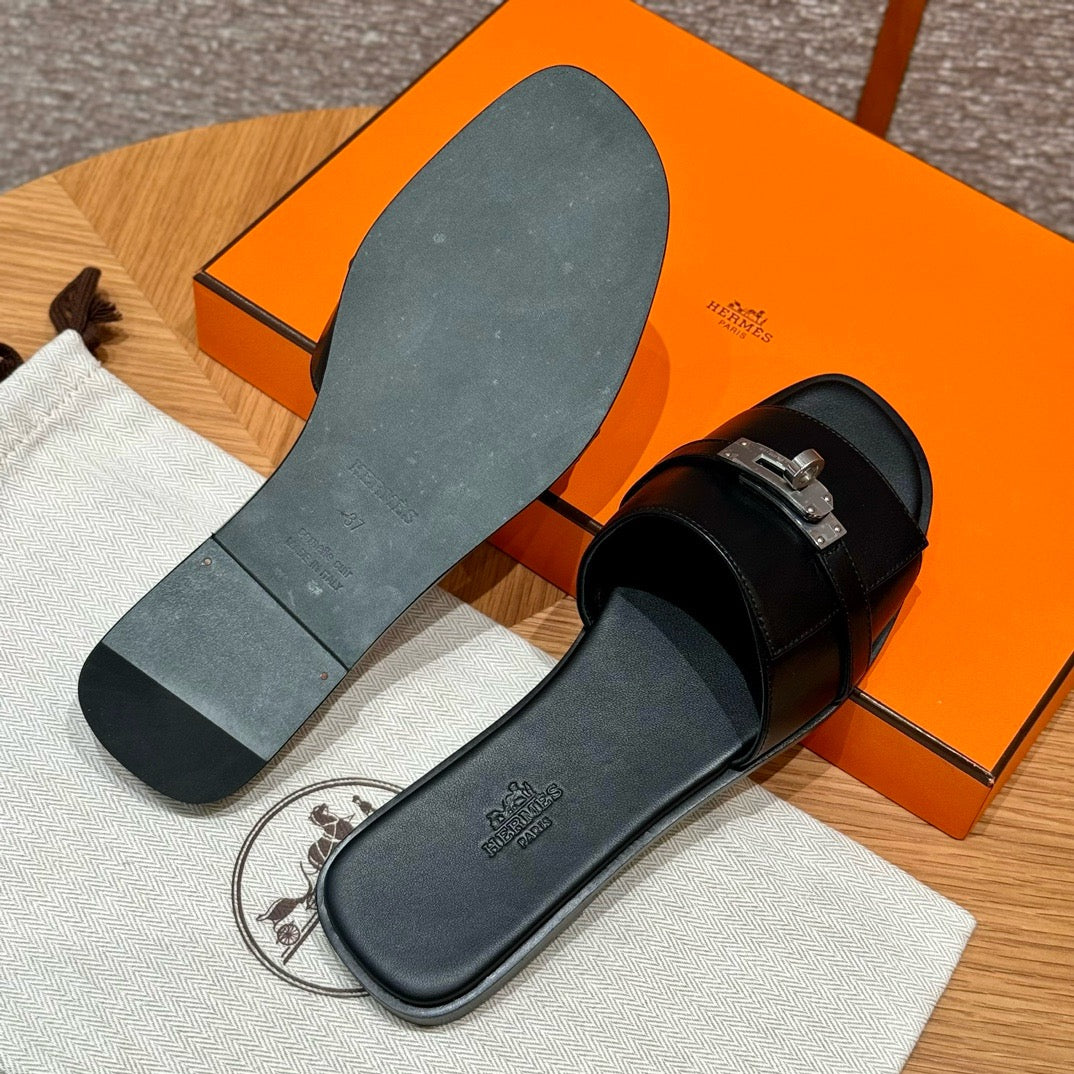 에르메스 Giulia 뮬 은장