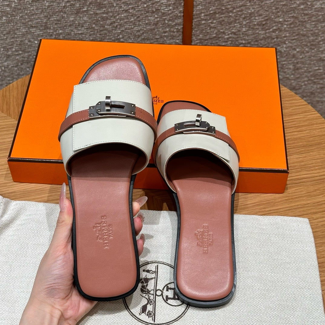 에르메스 Giulia 뮬 은장