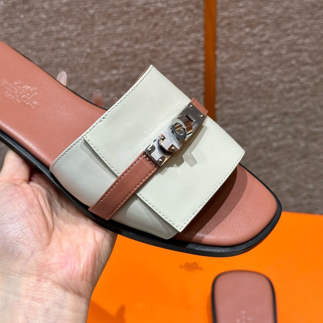 에르메스 Giulia 뮬 은장