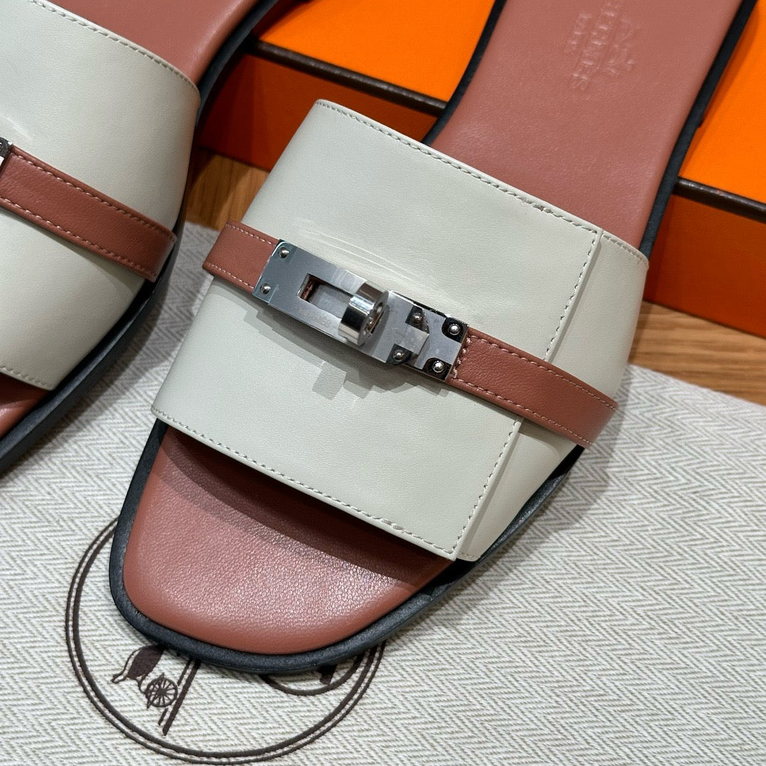 에르메스 Giulia 뮬 은장