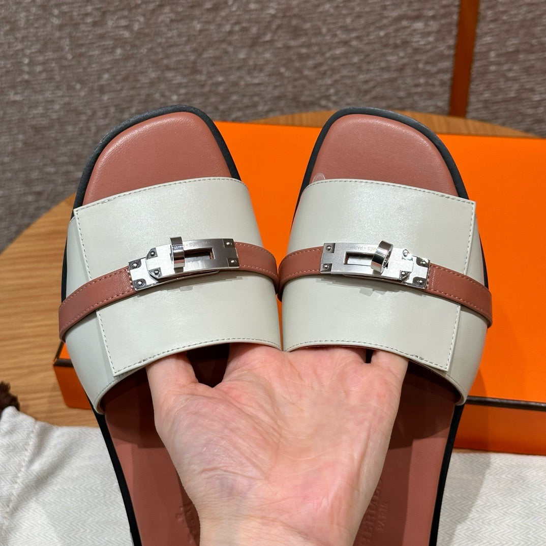 에르메스 Giulia 뮬 은장