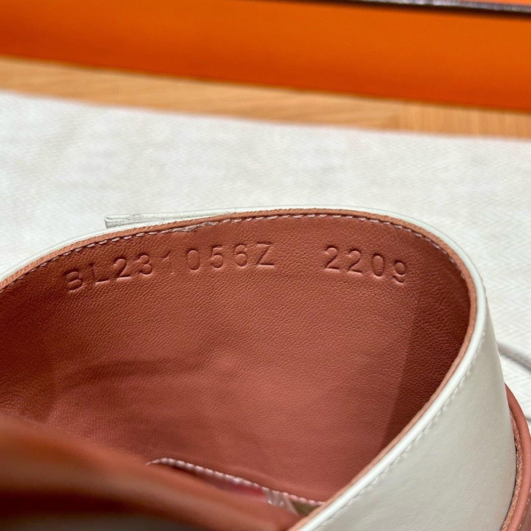 에르메스 Giulia 뮬 은장