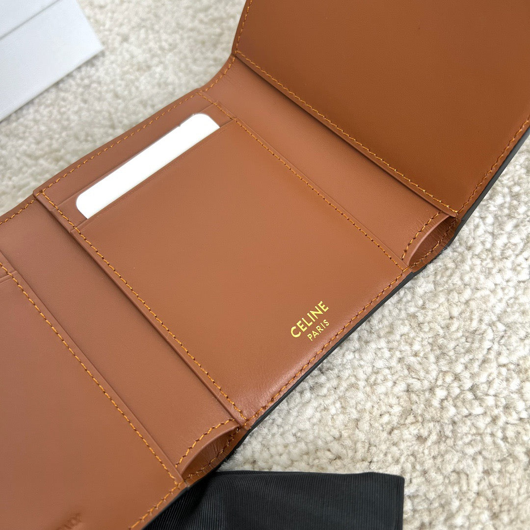 셀린느 트리옹프 캔버스 니노 파인 스트랩 지갑