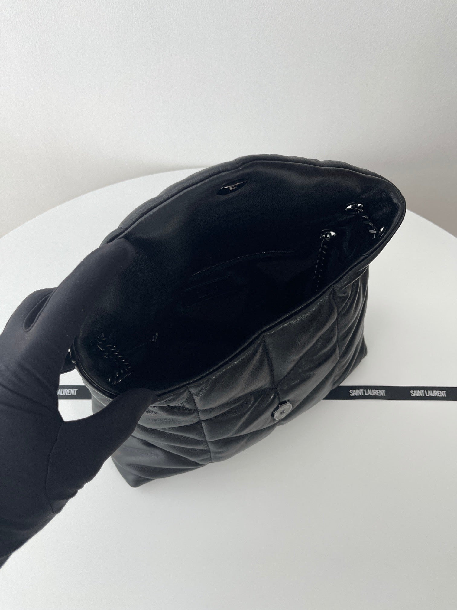 생로랑 루루 푸퍼백 스몰