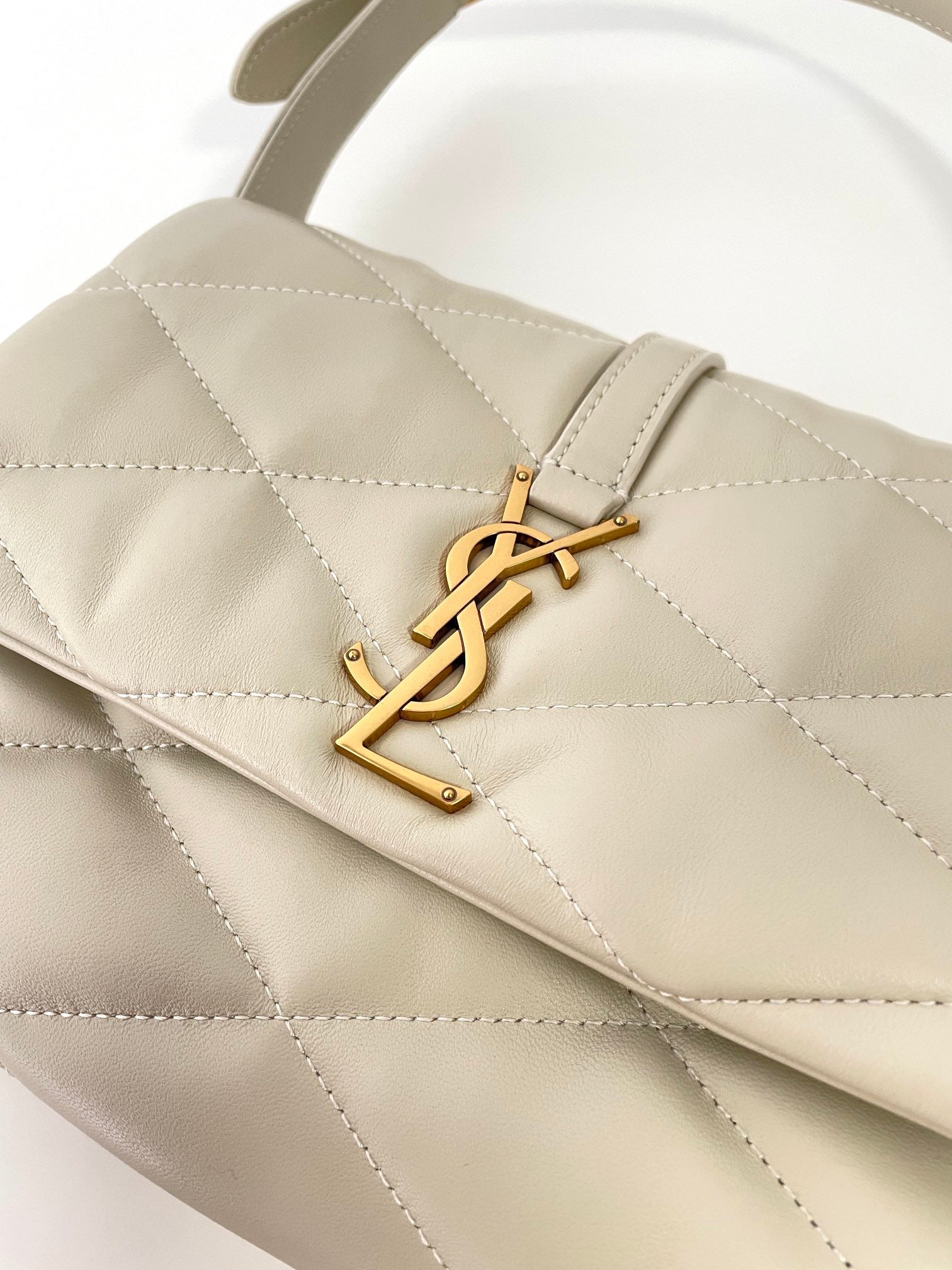 생로랑 LE 57 숄더백 퀼티드 램스킨