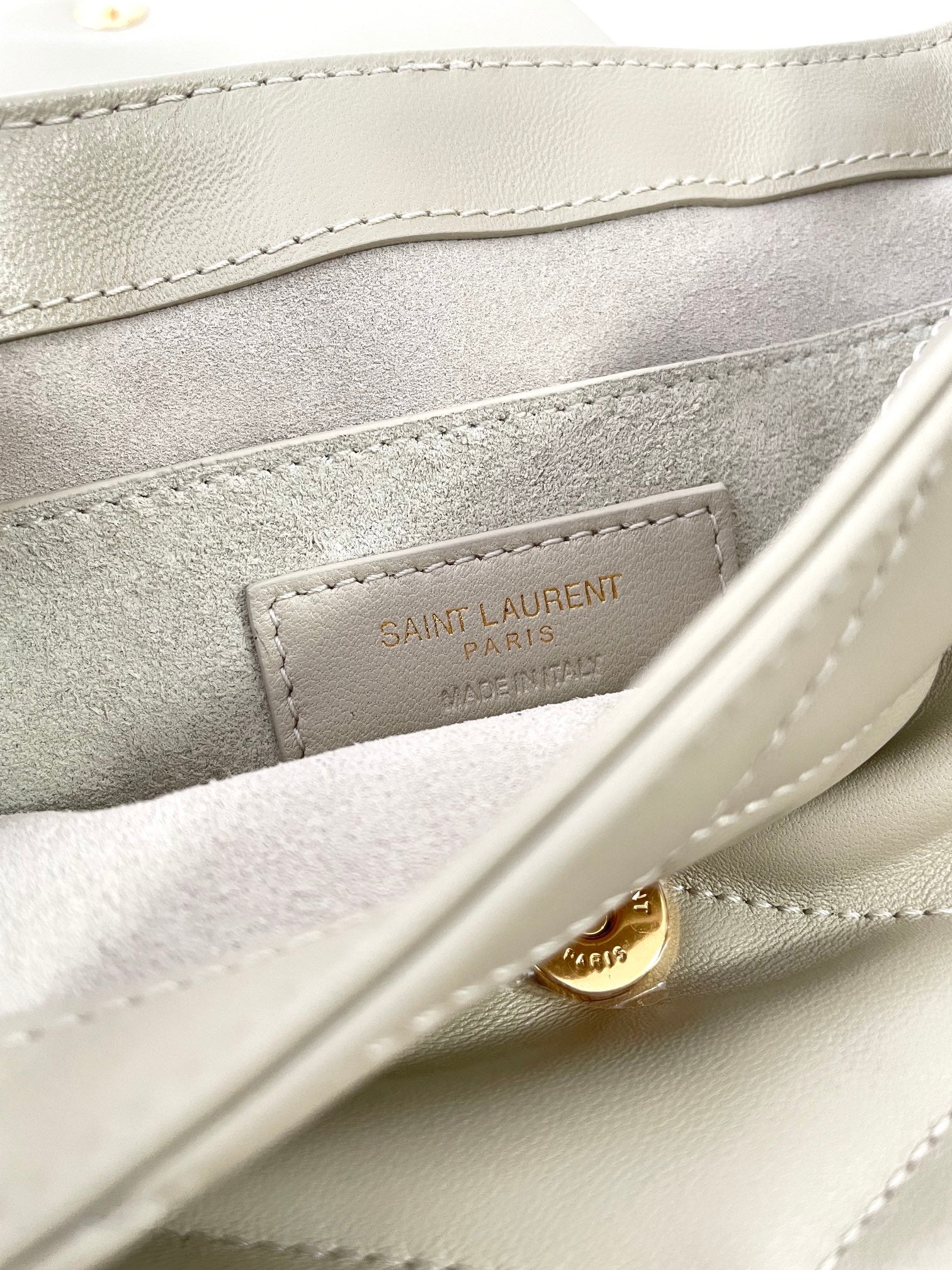 생로랑 LE 57 숄더백 퀼티드 램스킨