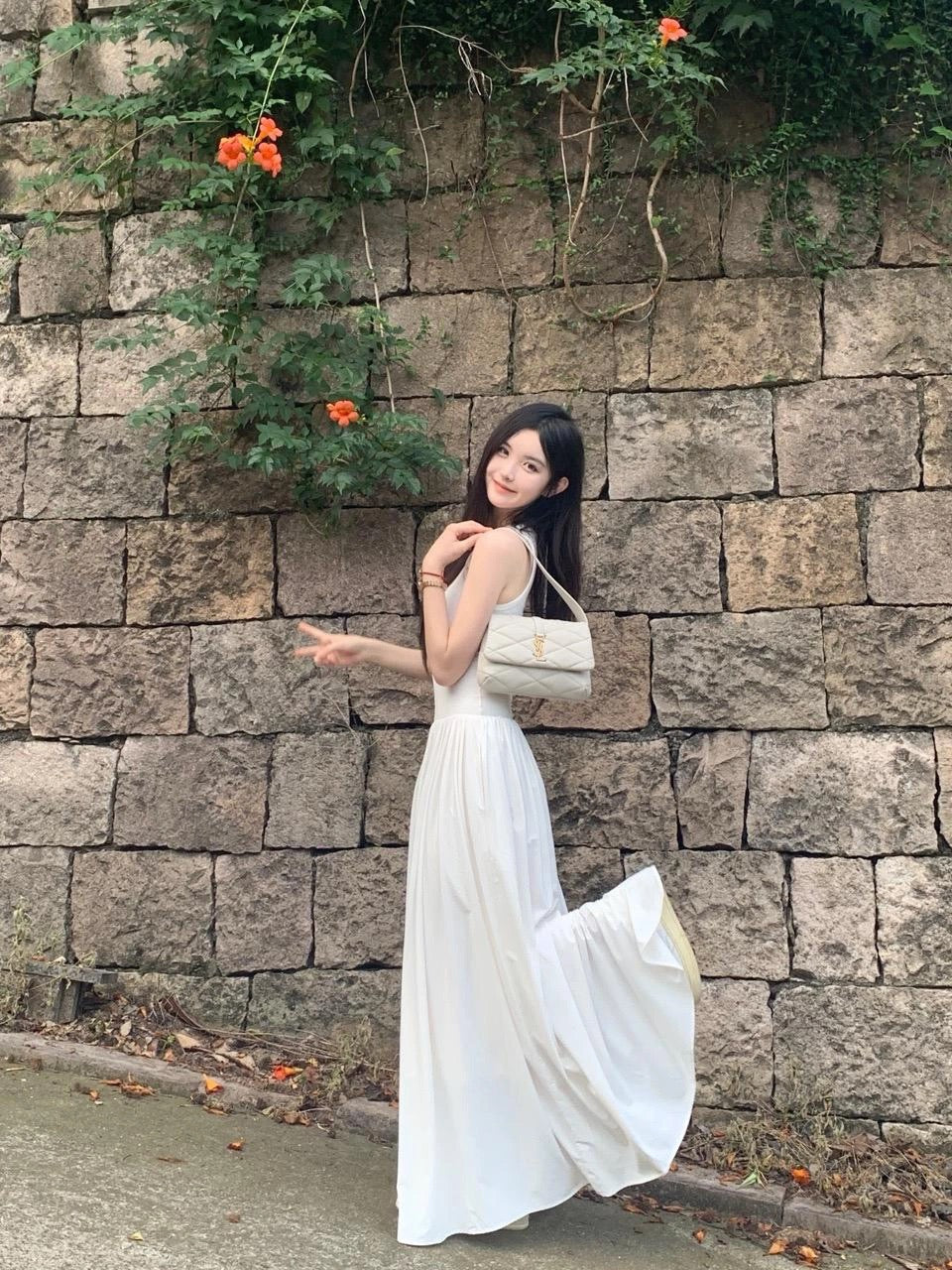 생로랑 LE 57 숄더백 퀼티드 램스킨