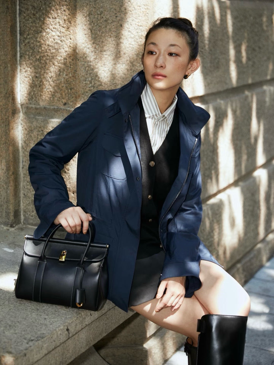 로로피아나 룸백 L25 (블랙)