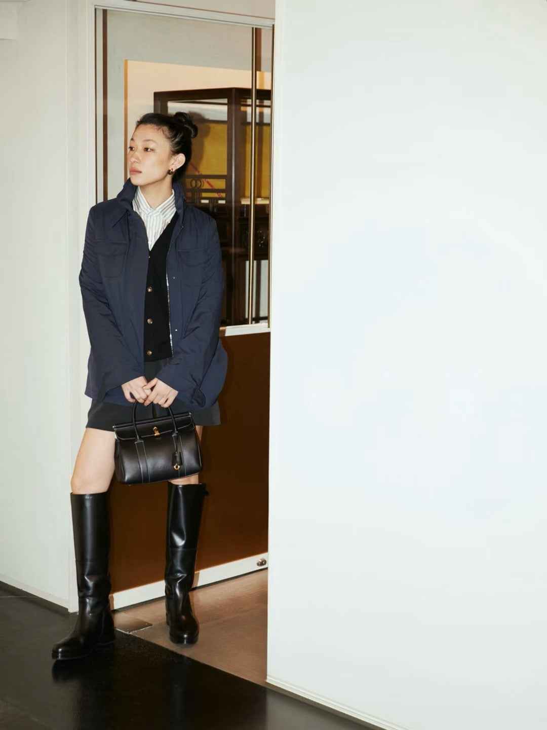 로로피아나 룸백 L25 (블랙)